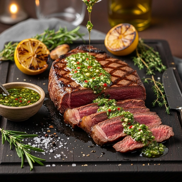 Asado con Chimichurri