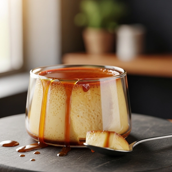 Flan Keto de Caramelo